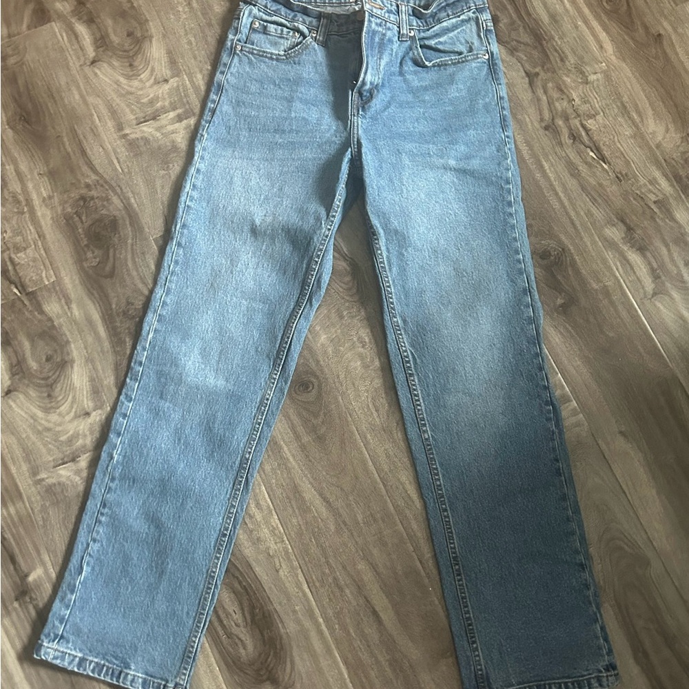 HARLOW blue straight leg jeans